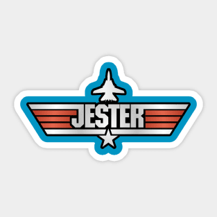 Top Gun Style - Jester Sticker